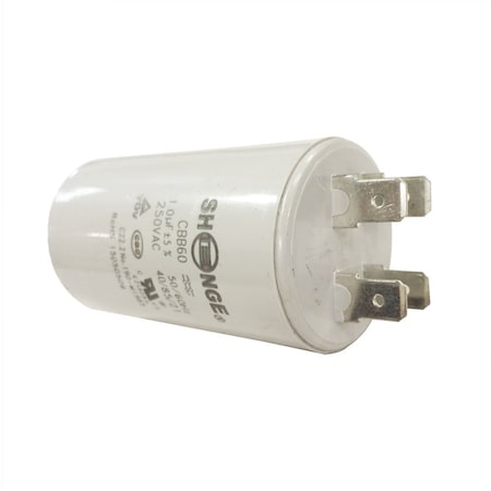 Interstate Pneumatics 10MFD +/-5% 50Hz/60Hz AC 250V Cylinder Motor Running Capacitor (CBB60) CMC7001